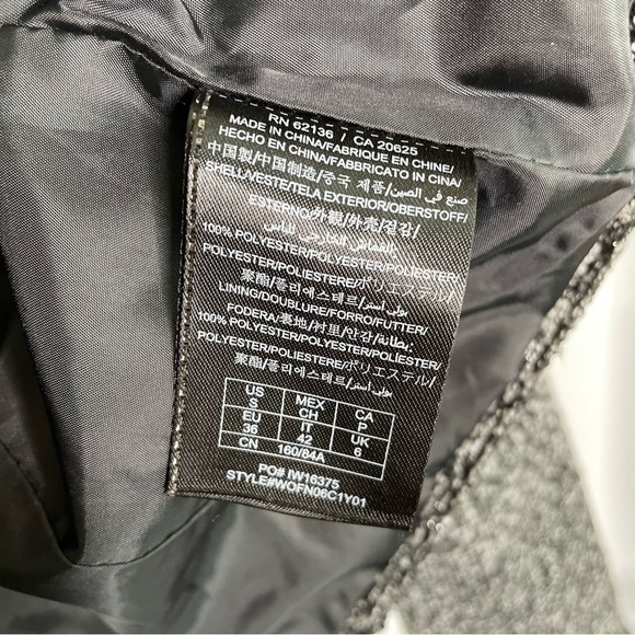 GUESS Los Angeles Black & Gray Boucle Tweed Blazer - Picture 4 of 11